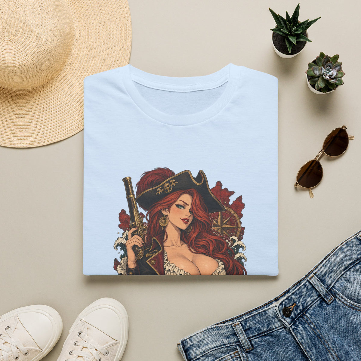 Miss Fortune | League of Legends | Sexy Pirate Pin-Up Tee