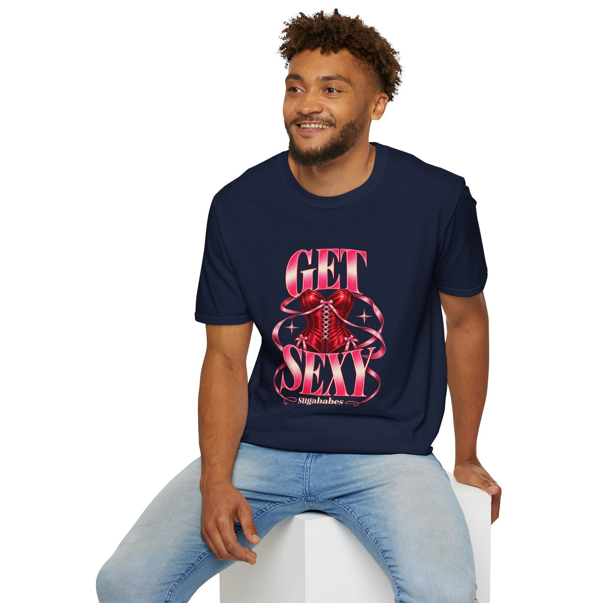 Get Sexy | Sugababes | Corset Retro Pink Y2K Vibe Graphic T Shirt