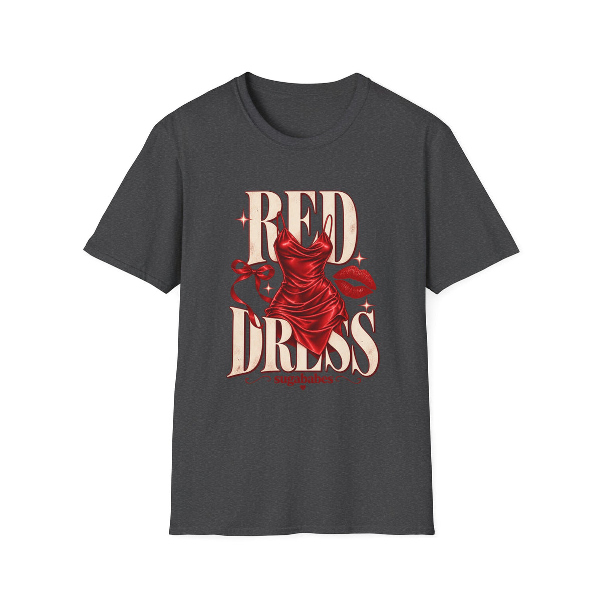 Red Dress | Sugababes Retro Pinup Graphic T Shirt