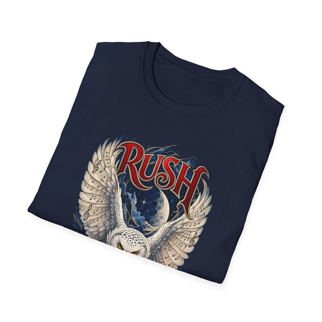 Rush | Fly by Night | Prog Rock | Owl Band Graphic T-Shirt