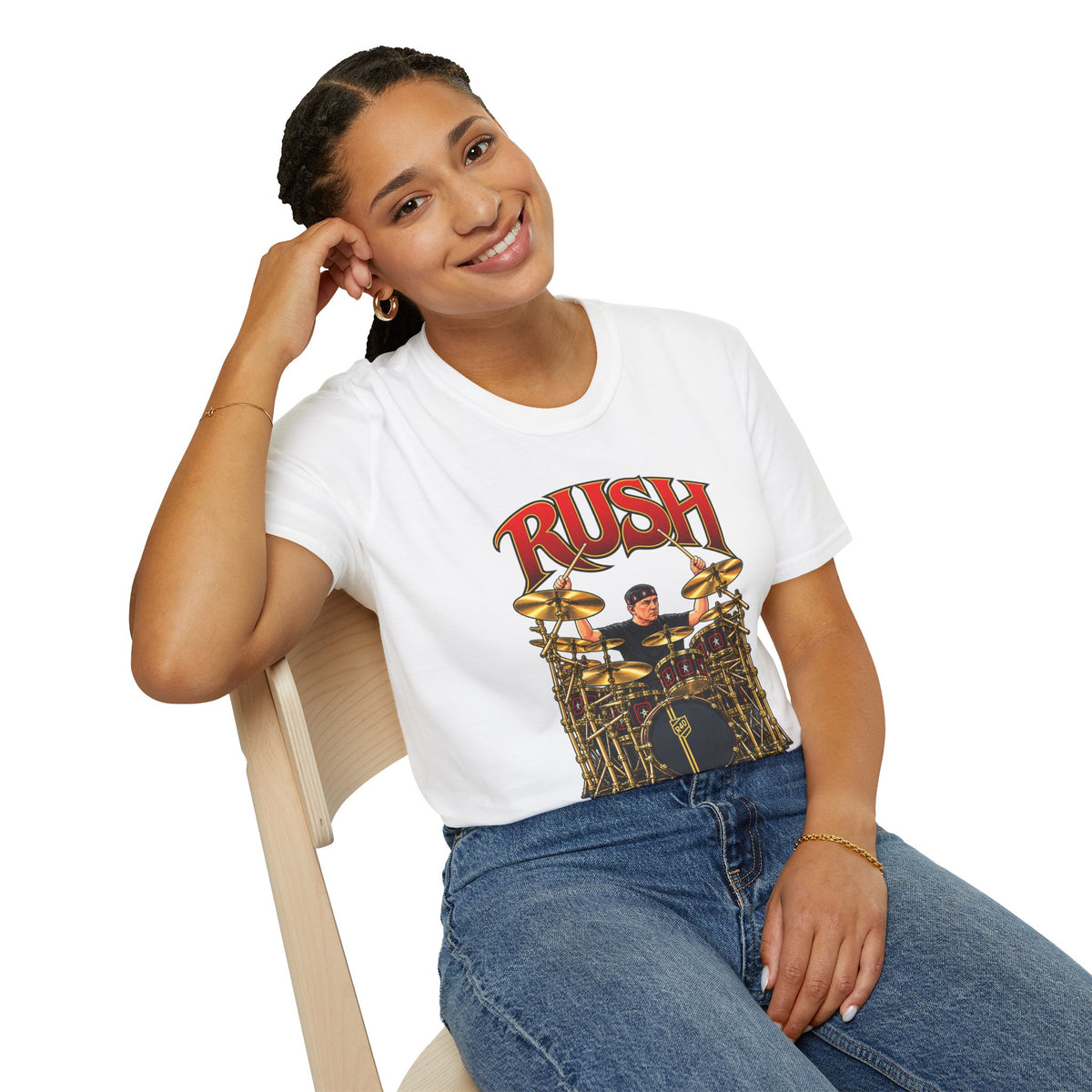 Rush | Neil Peart Drum Solo | Prog Rock Drummer Graphic T-Shirt