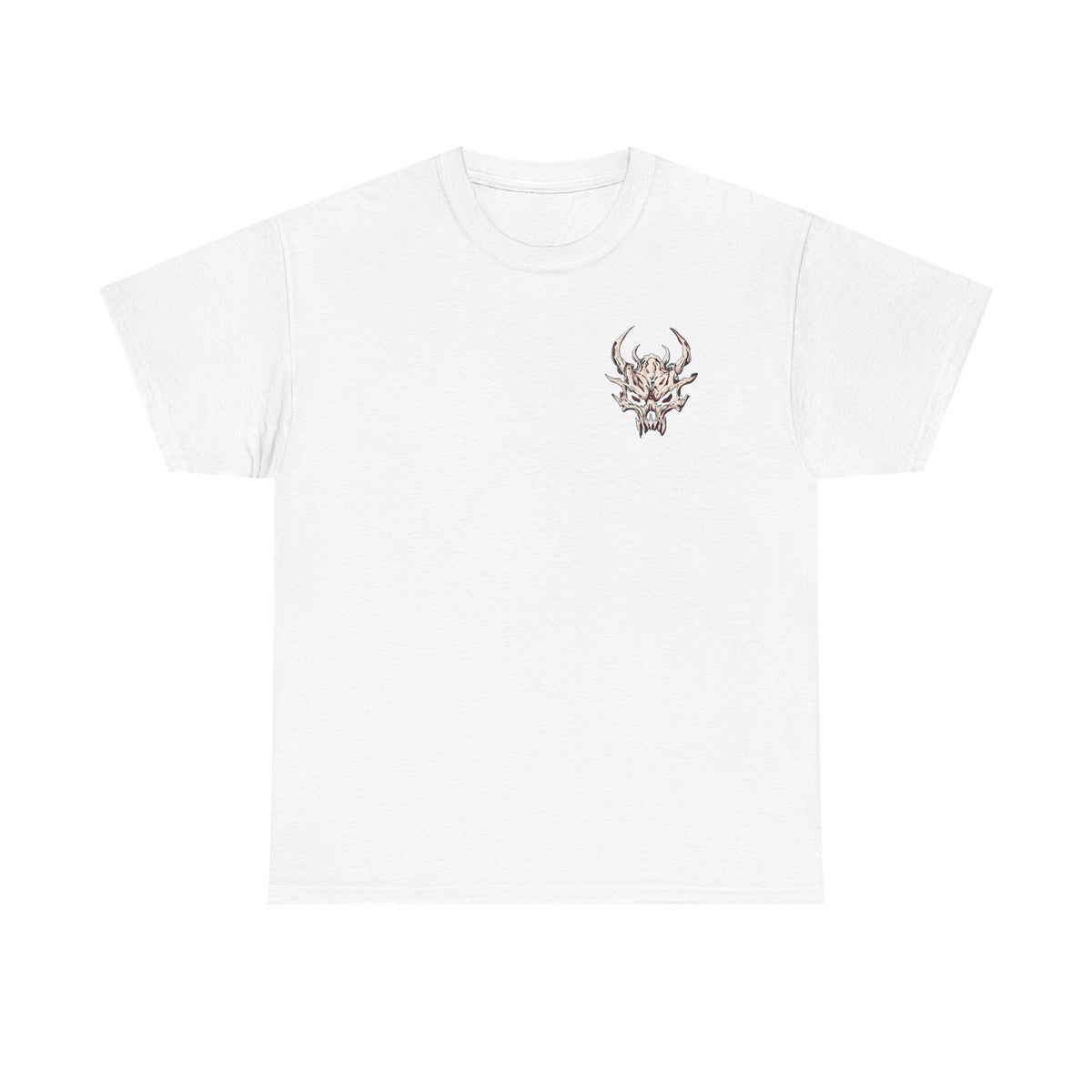 Vessel of Hatred — Gothic Skull & Flames Graphic T-Shirt
