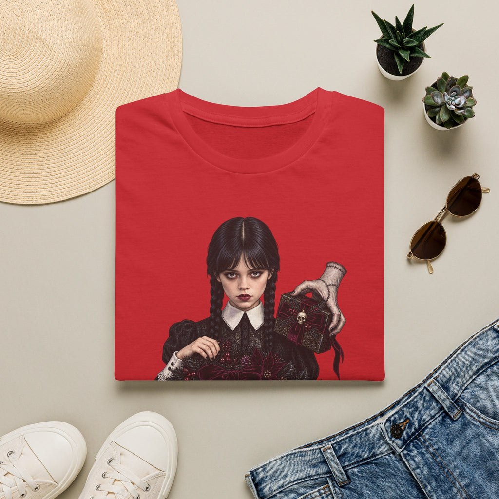 Wednesday Addams | Gothic Chrismtas Portrait T-Shirt