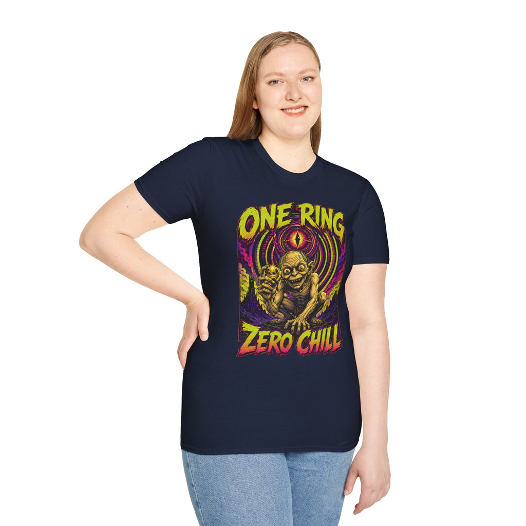 One Ring Zero Chill T-Shirt — Gollum Fantasy Horror Graphic Tee