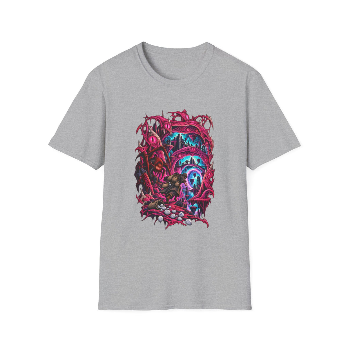 Abyssal Runecrafting | OSRS | Runescape | Psychedelic Portal Graphic T-Shirt