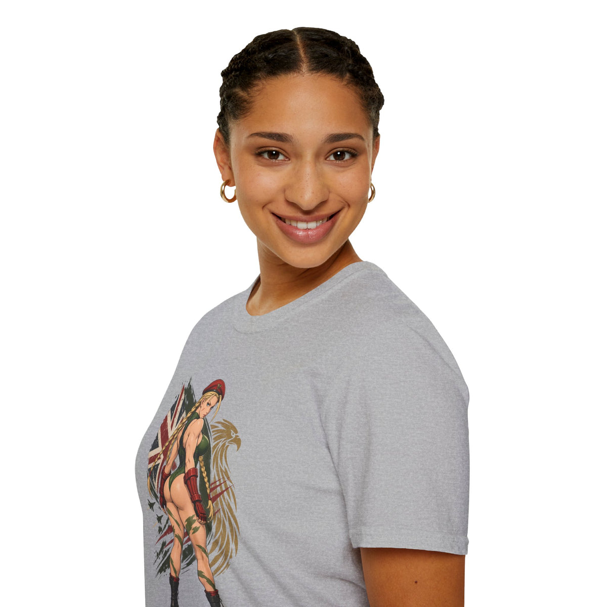 Cammy Street Fighter | Sexy Cammy Pin Up Girl Graphic T Shirt