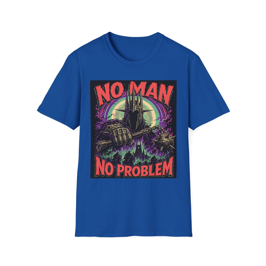 No Man No Problem T-Shirt — Retro Gothic Castle Graphic Tee