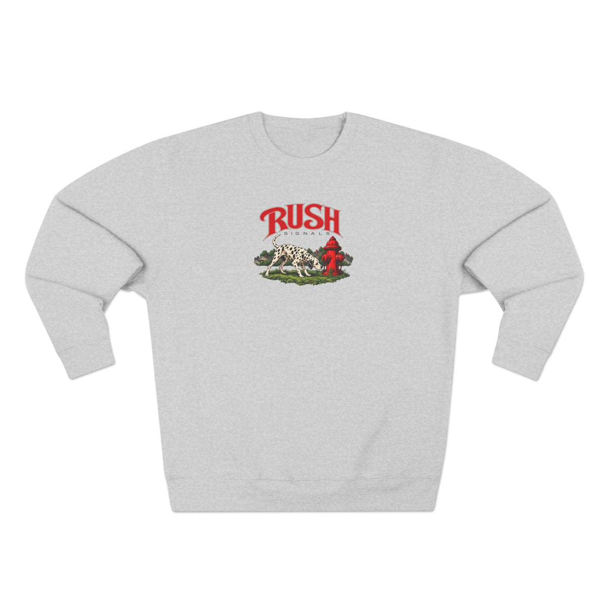Rush | Signals | Dog & Fire Hydrant Prog Band Crewneck Sweatshirt