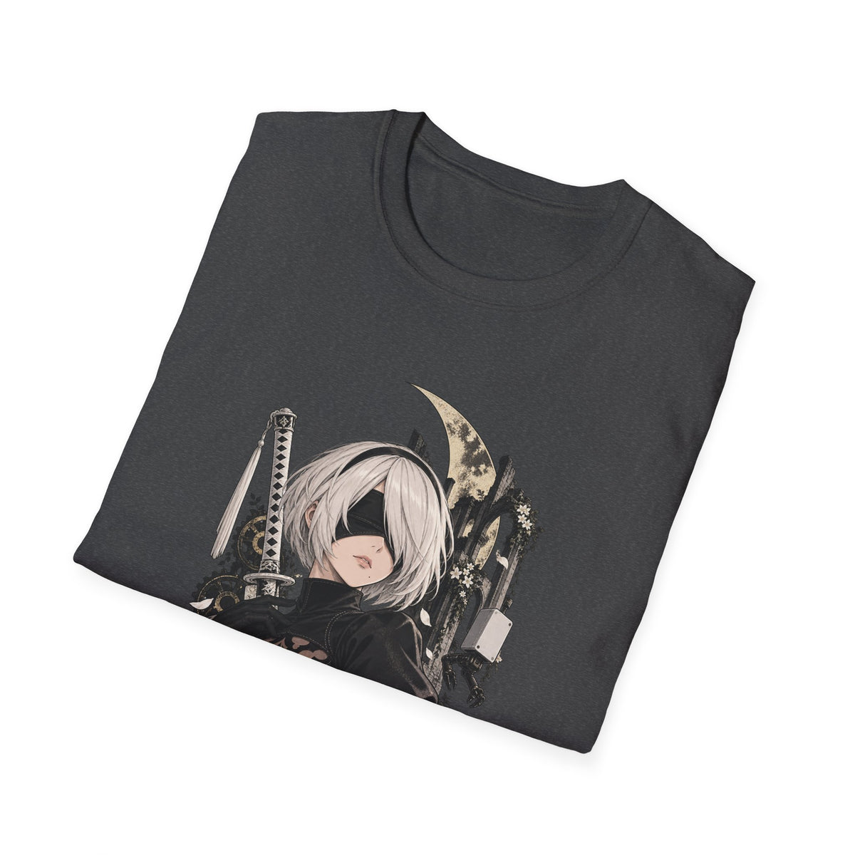 2B | Nier Automata | Anime Character Gothic T-Shirt