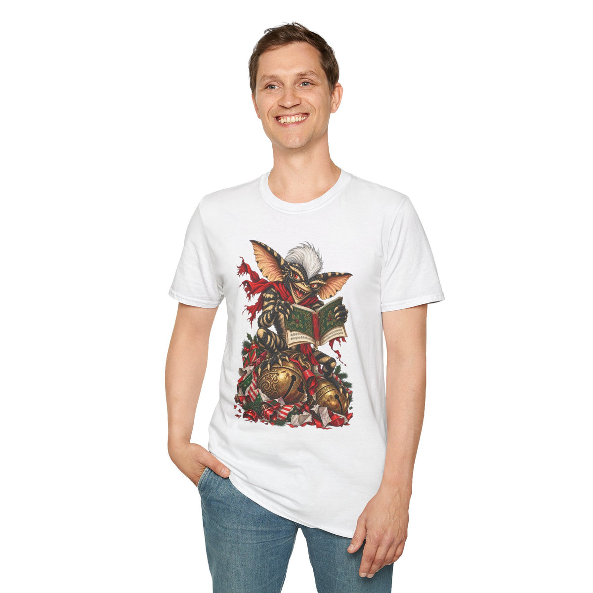 Stripe | Gremlin Caroler Christmas T-Shirt