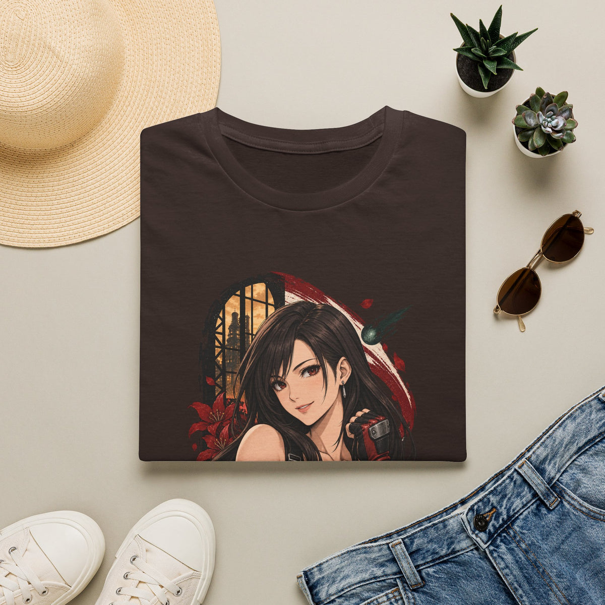 Tifa Lockhart | Final Fantasy VII Pin Up Style Anime Shirt