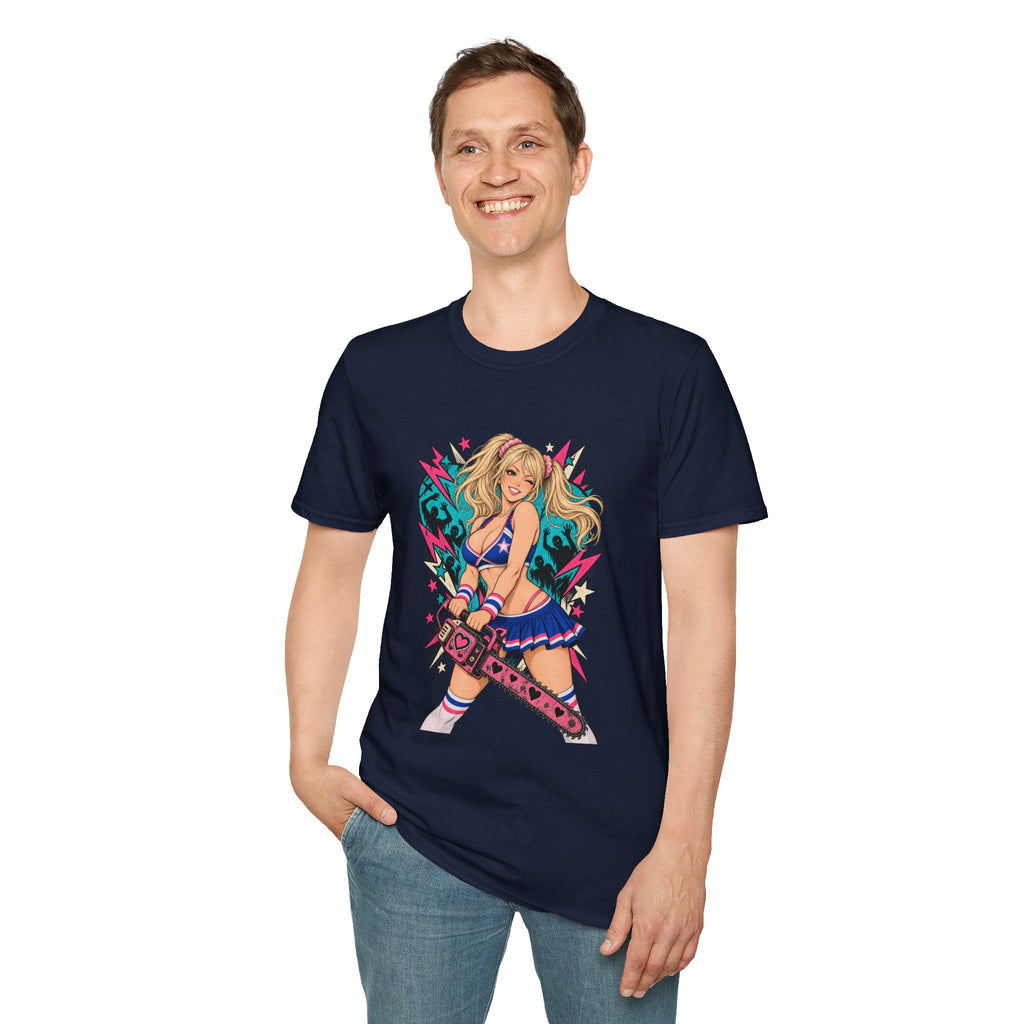 Juliet Starling | Lollipop Chainsaw | Zombie Game | Sexy Pin Up Girl T Shirt
