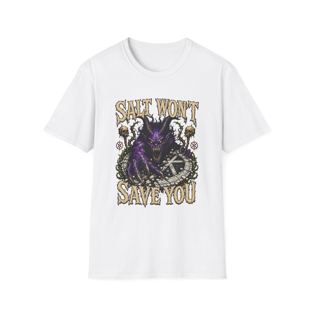 SALT WON'T SAVE YOU T-Shirt - Dark Demon Gothic Graphic Tee