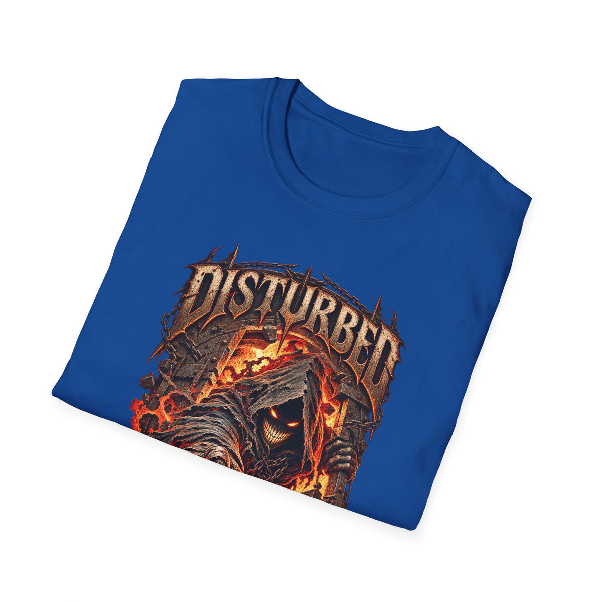 Disturbed | The Guy | Flaming Heavy Metal Band T-Shirt
