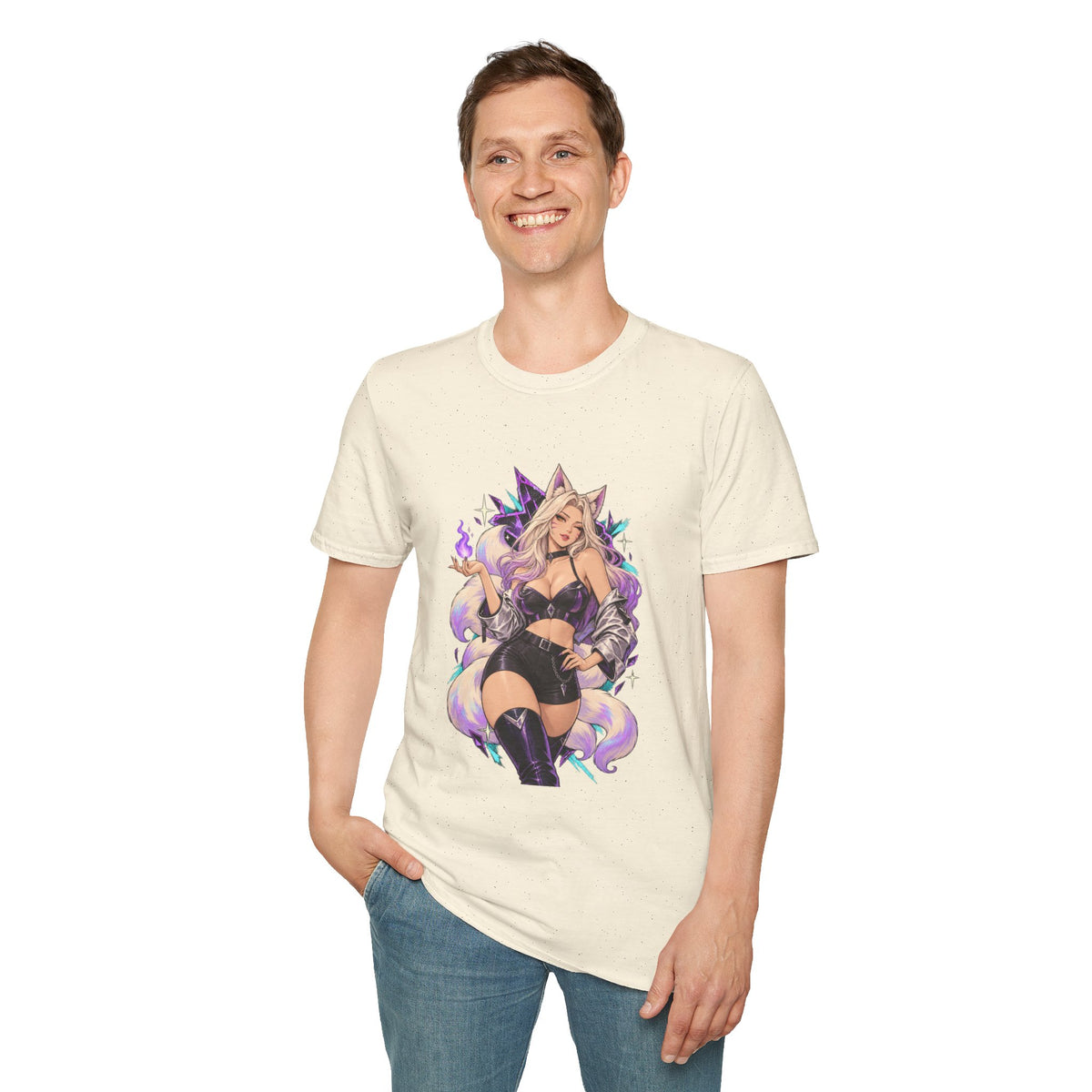 Ahri | League of Legends | Anime Fox Pin Up Girl T-Shirt