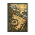 Fantasy Adventure A5 Lined Notebook Quest Journal Map Art 150 Pages