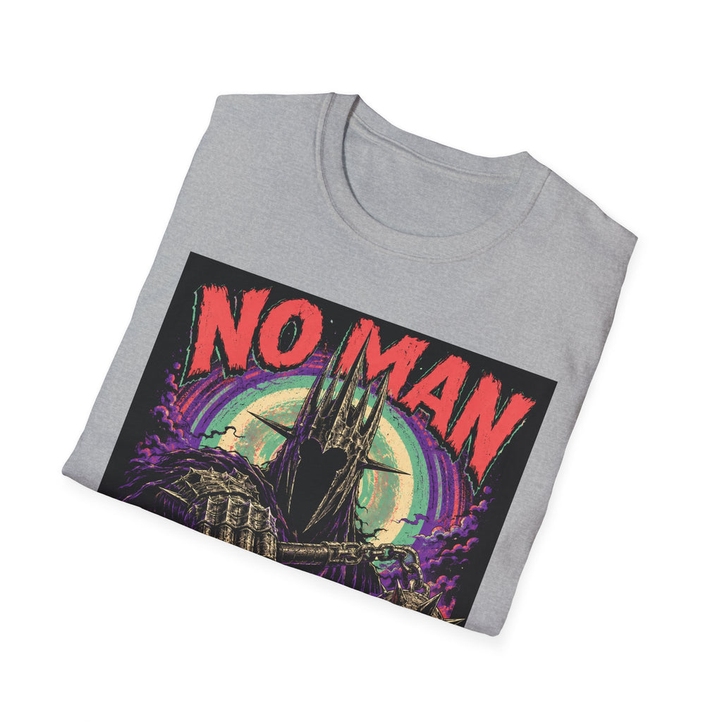 No Man No Problem T-Shirt — Retro Gothic Castle Graphic Tee