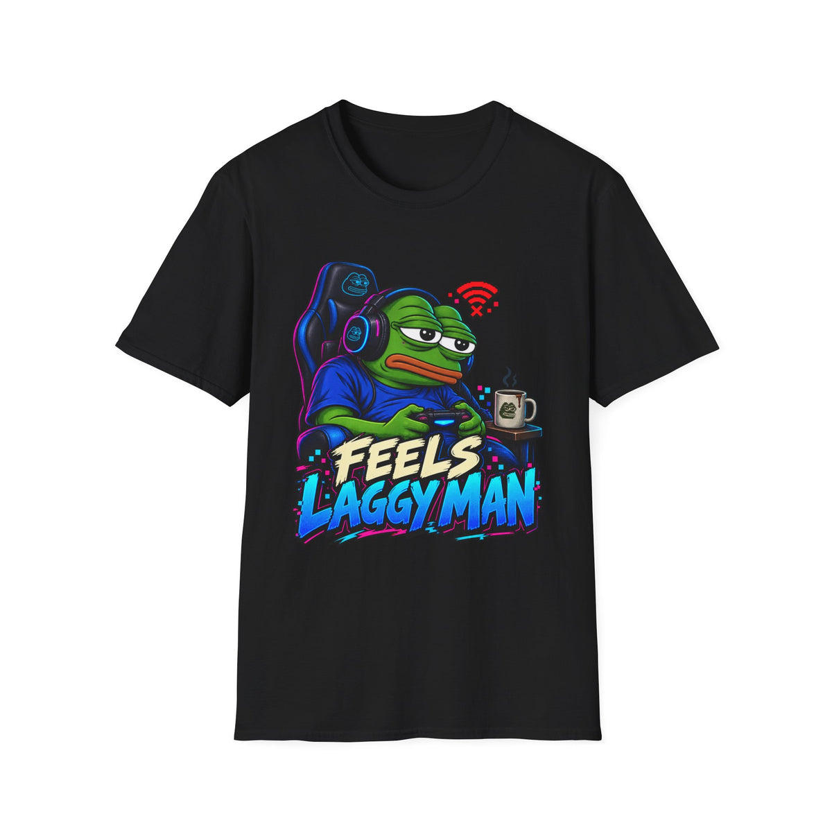 Pepe | Feels Laggy Man | Gamer Tee