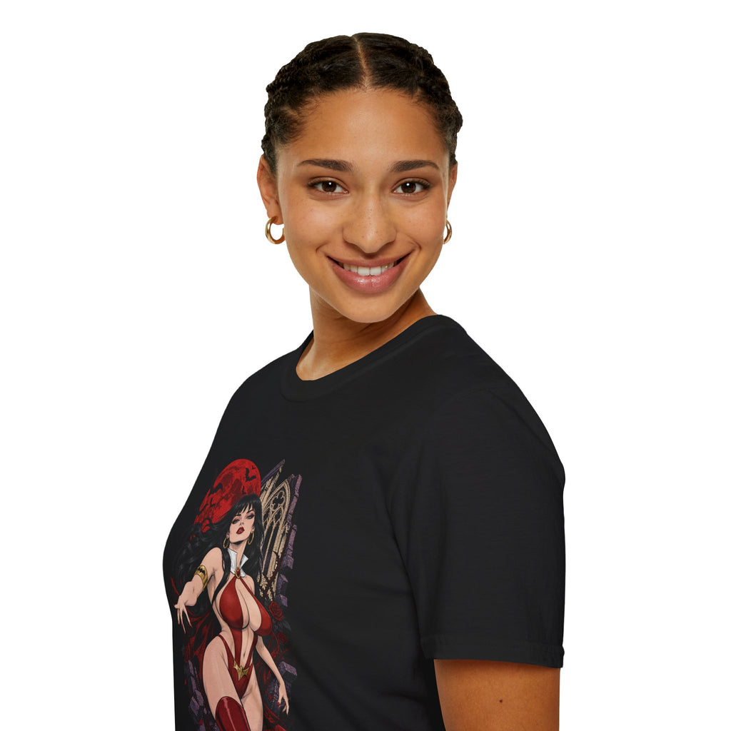 Vampirella | Sexy Vampire Queen | Pin Up Girl | Sexy Halloween Graphic T-Shirt