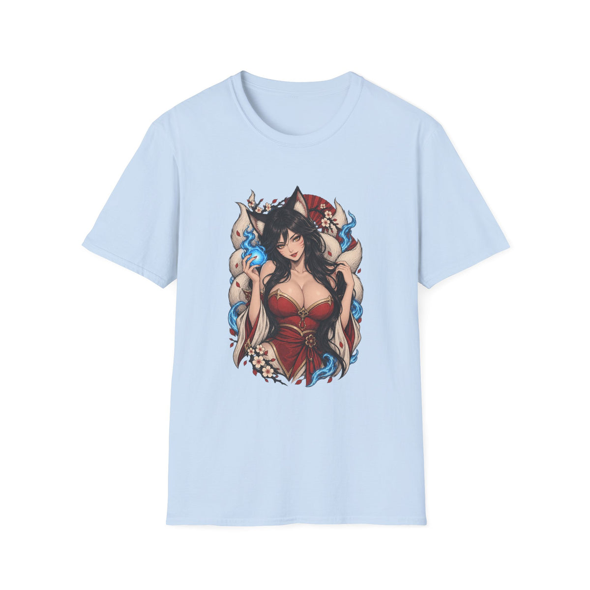 Ahri | League of Legends | Anime Pin Up Kitsune Girl T-Shirt