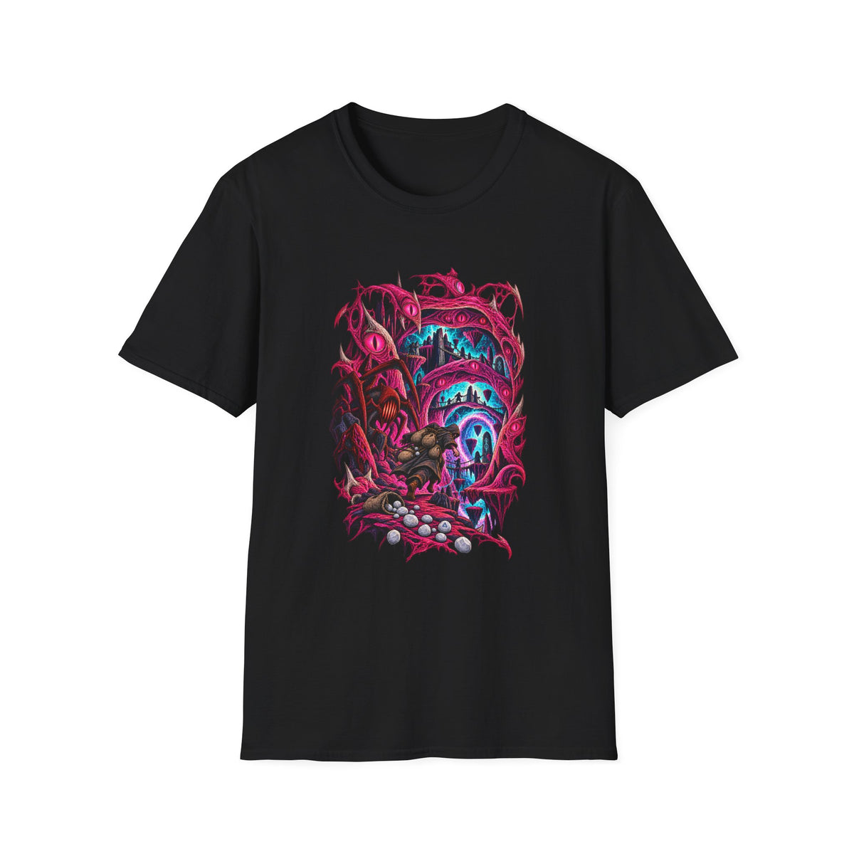Abyssal Runecrafting | OSRS | Runescape | Psychedelic Portal Graphic T-Shirt