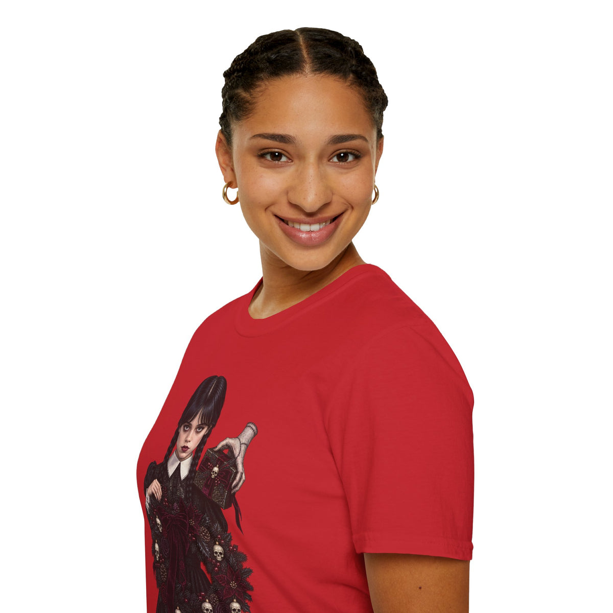 Wednesday Addams | Gothic Chrismtas Portrait T-Shirt