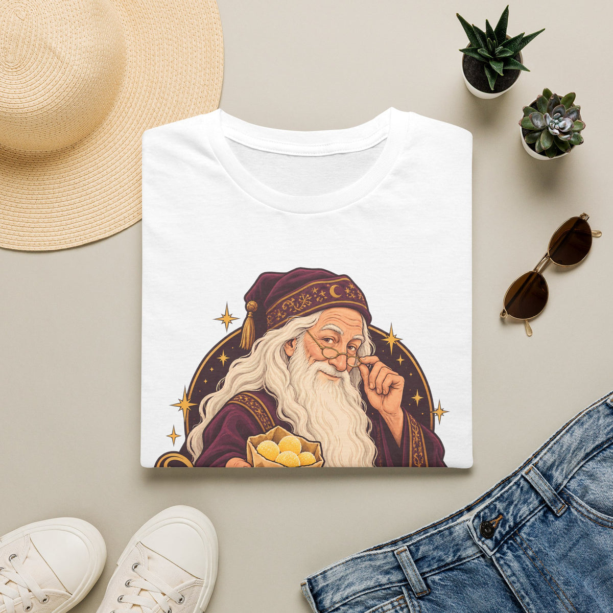 Dumbledore | Sherbet Lemon? | Harry Potter Illustration T‑Shirt