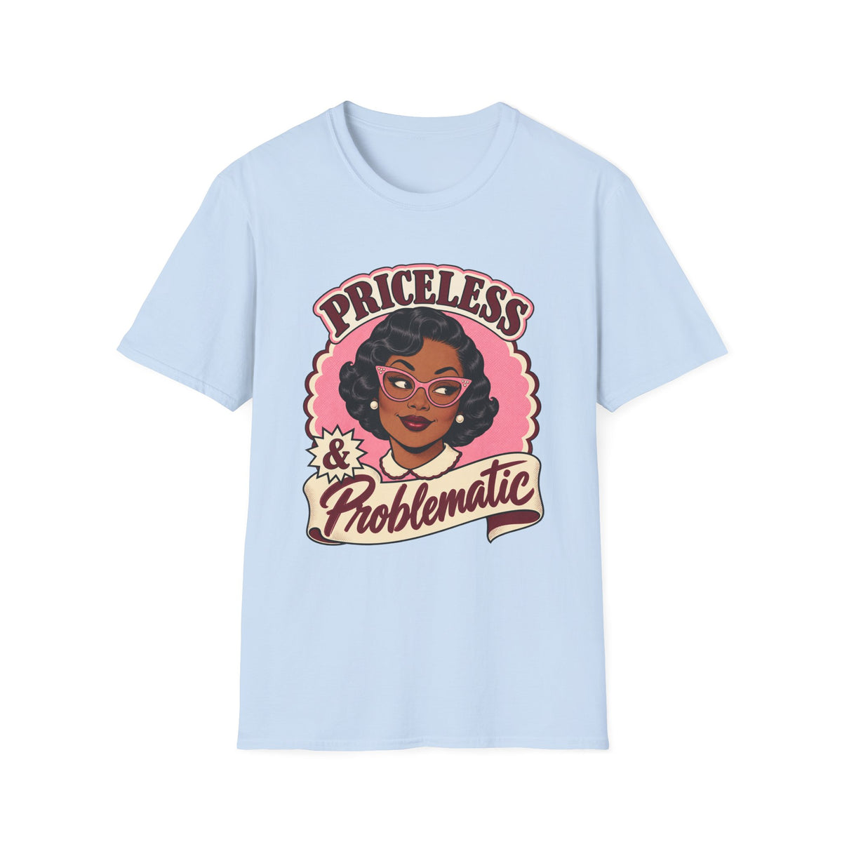 Priceless & Problematic Retro Portrait Tee