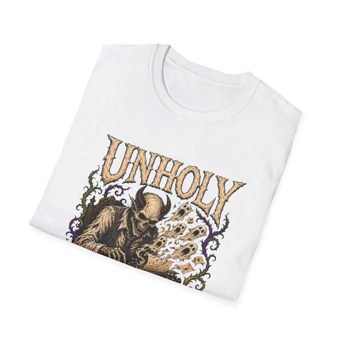 Unholy Work Ethic Work Demon T-Shirt - Dark Graphic Motivational Tee