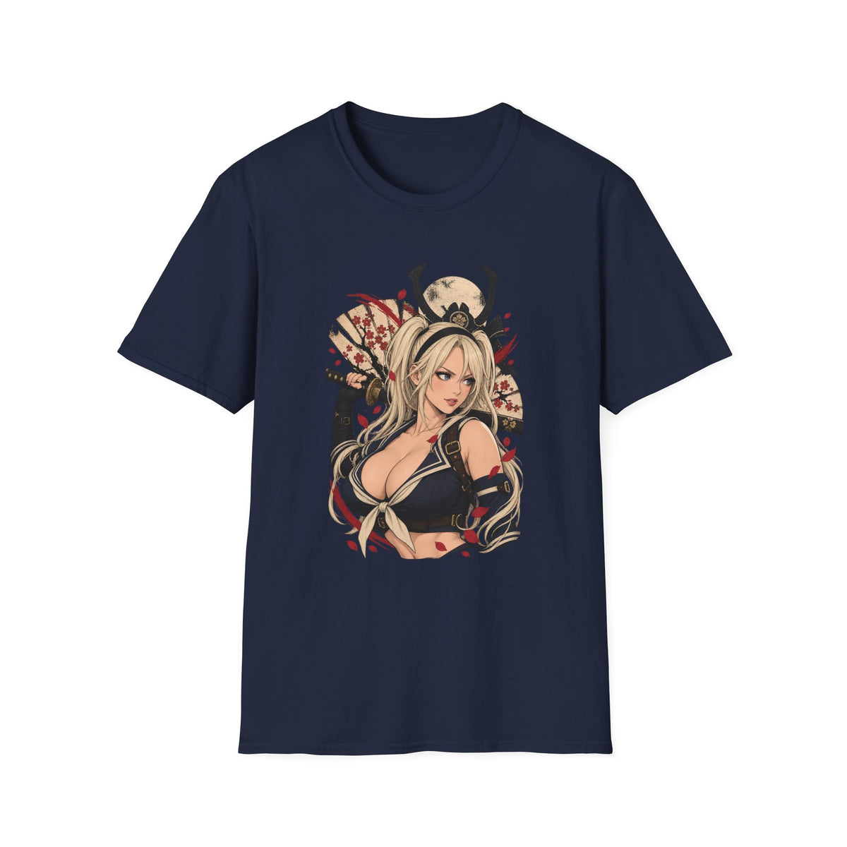 Babydoll | Samurai Anime Sexy Pin Up Girl Graphic T-Shirt