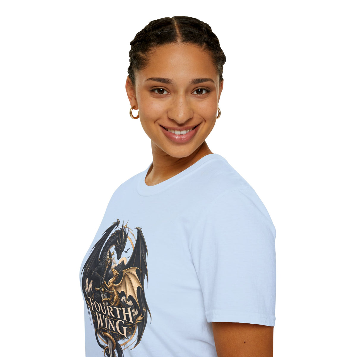 Fourth Wing | Book Inspired Dragon Logo | Fantasy Book T-Shirt