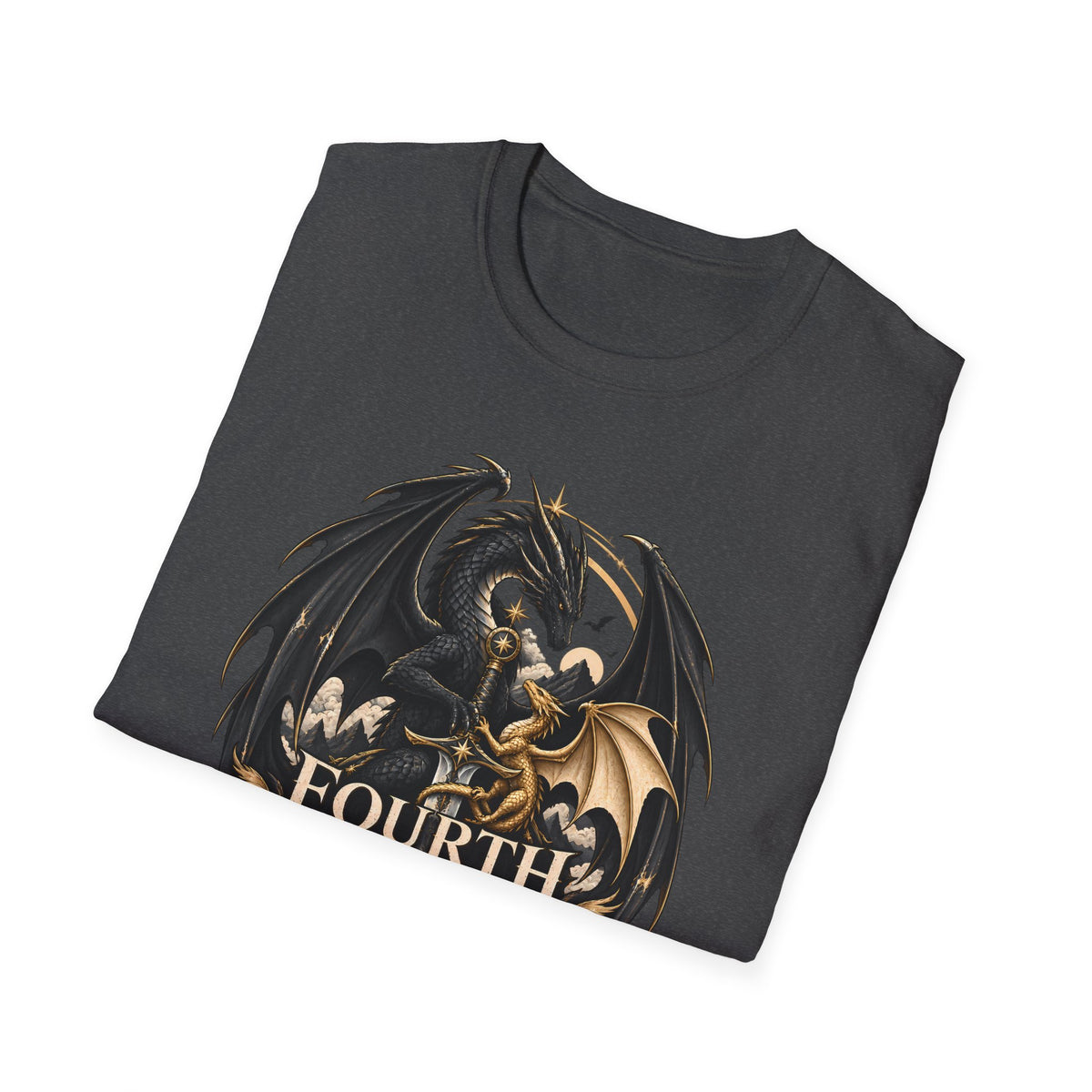 Fourth Wing | Book Inspired Dragon Logo | Fantasy Book T-Shirt
