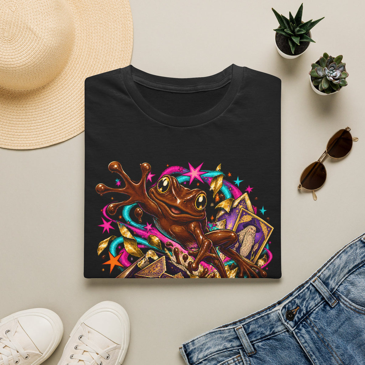 Cant be Contained | Harry Potter Chocolate Frog Graphic T Shirt
