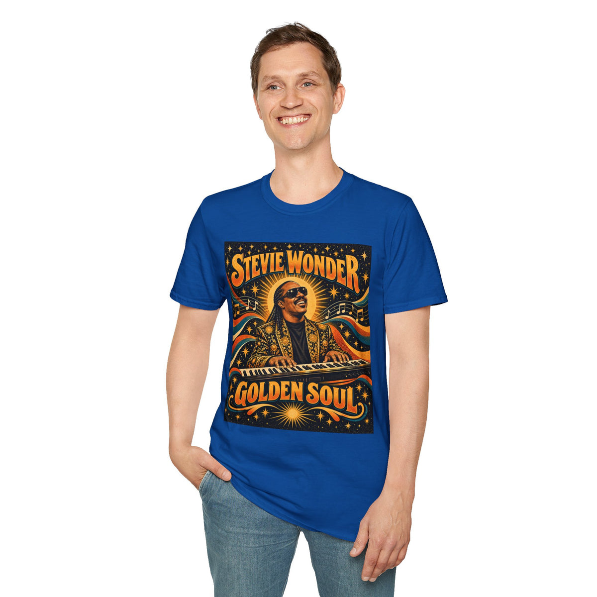 Stevie Wonder Golden Soul T‑Shirt