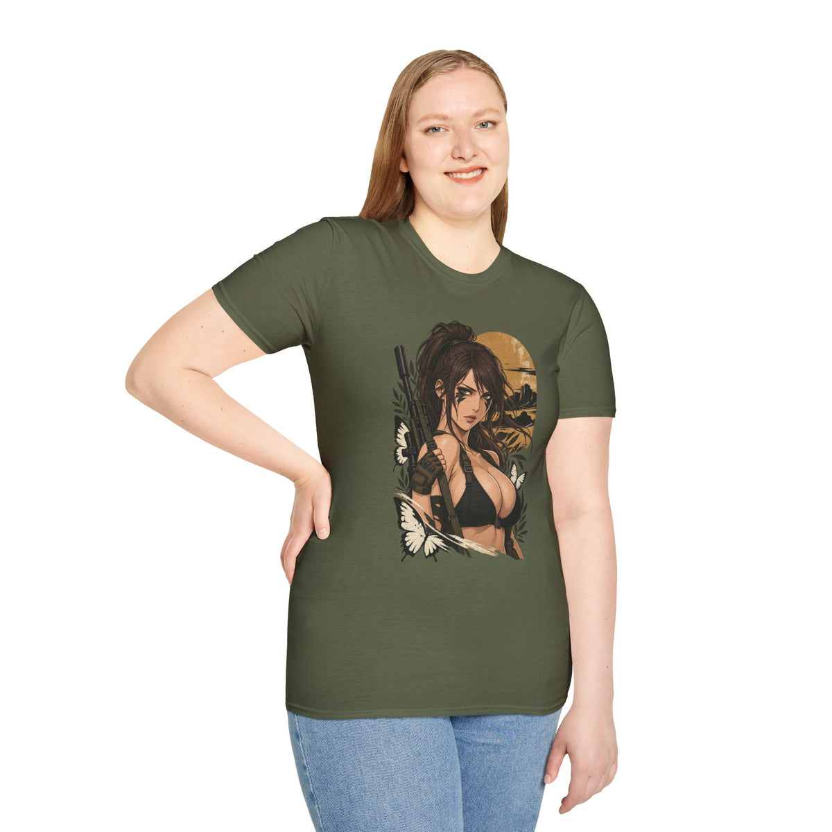 Quiet | Metal Gear | Anime Style Pin Up Gamer Girl T Shirt