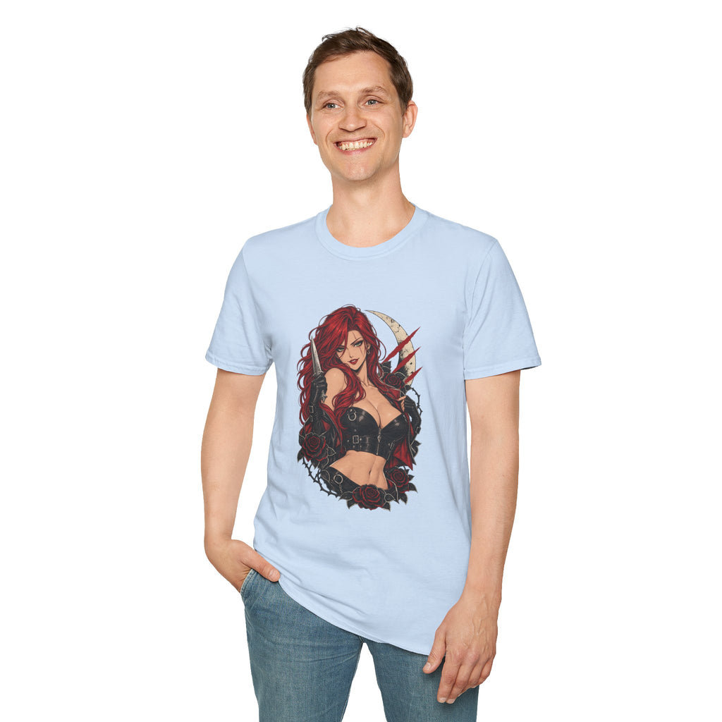Katarina | League of Legends | Gothic Redhead Pin Up Assasin T-Shirt