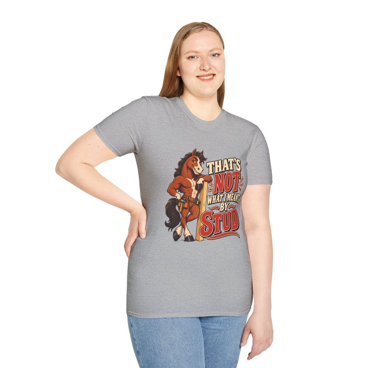 The Wrong Kind of Stud | Funny Horse Graphic T-Shirt