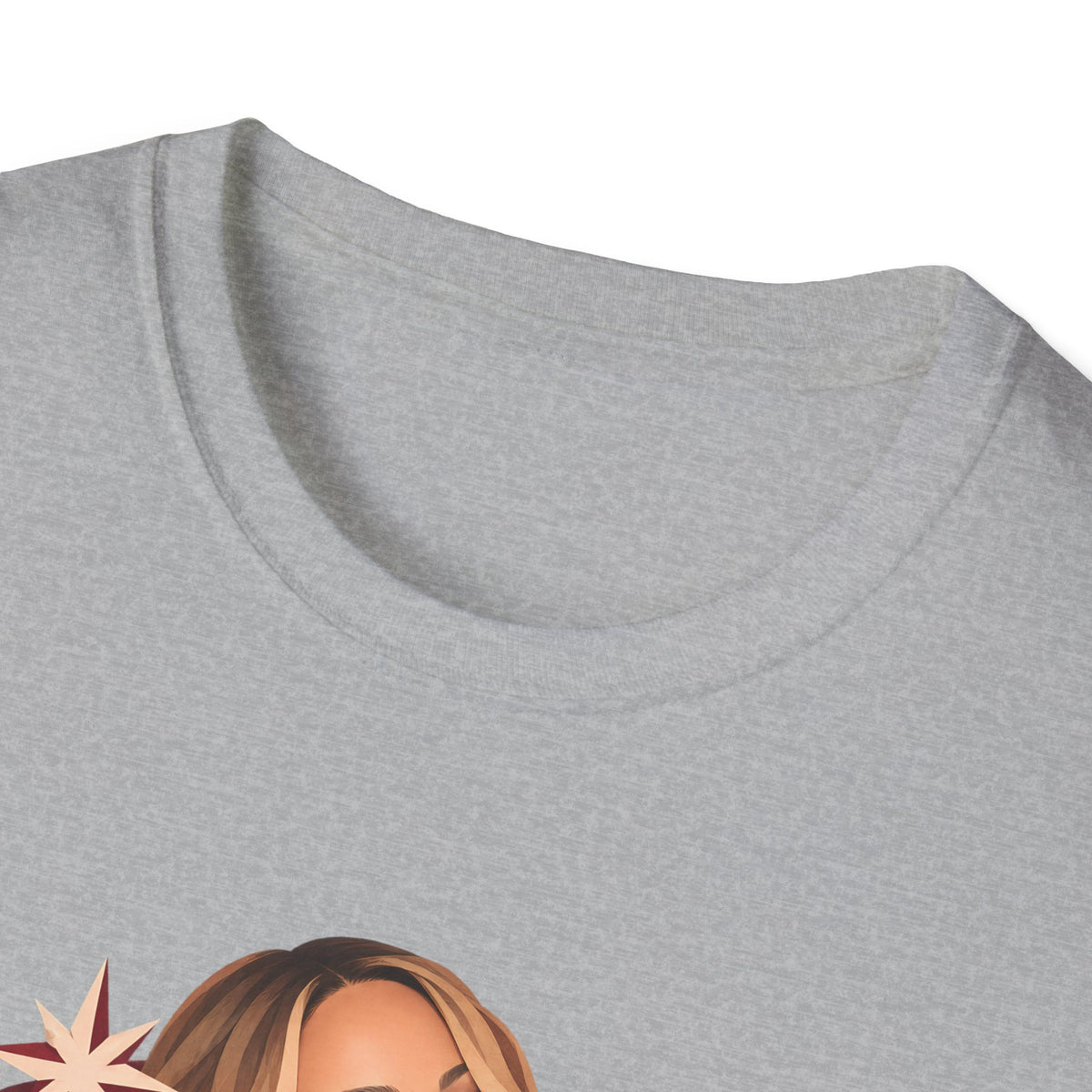 Mariah Carey | Holiday Diva Graphic Tee | Retro Red Star Portrait