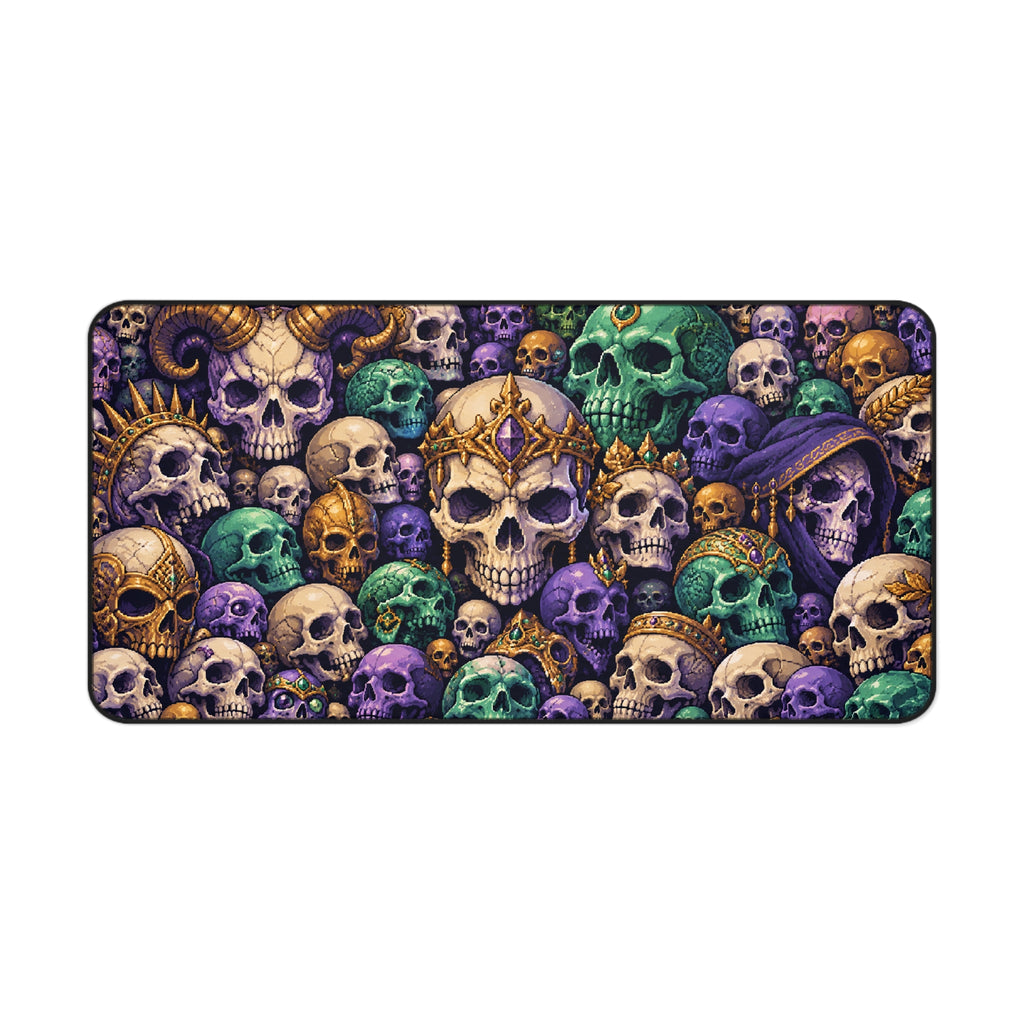 Pixel Skull Vault | Retro Gaming Skull Mosaic Art