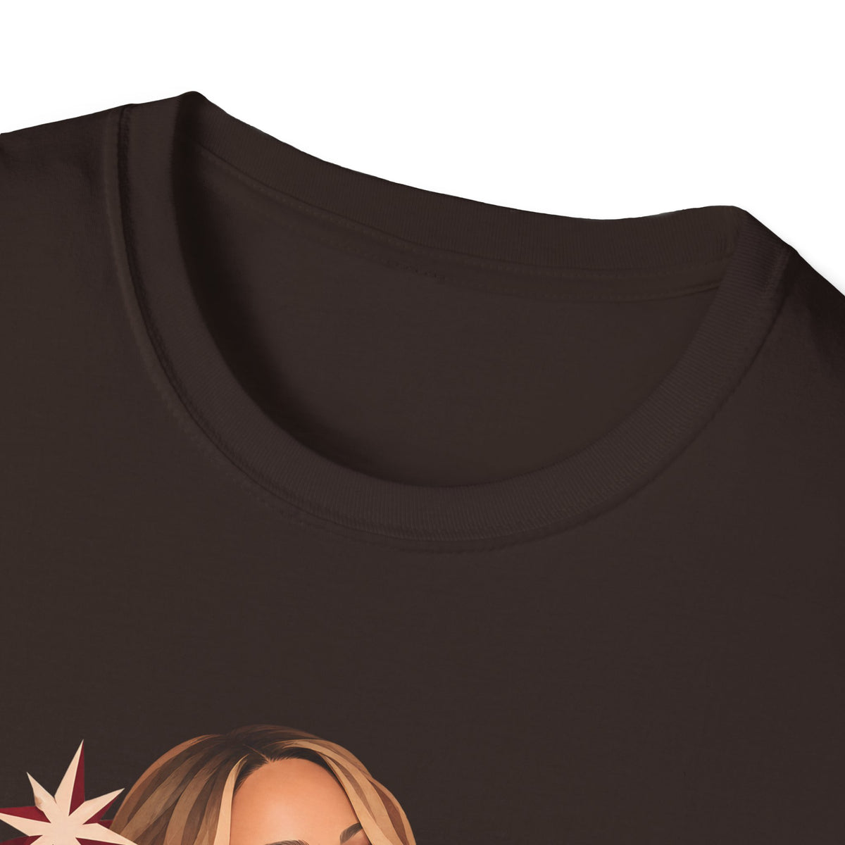 Mariah Carey | Holiday Diva Graphic Tee | Retro Red Star Portrait