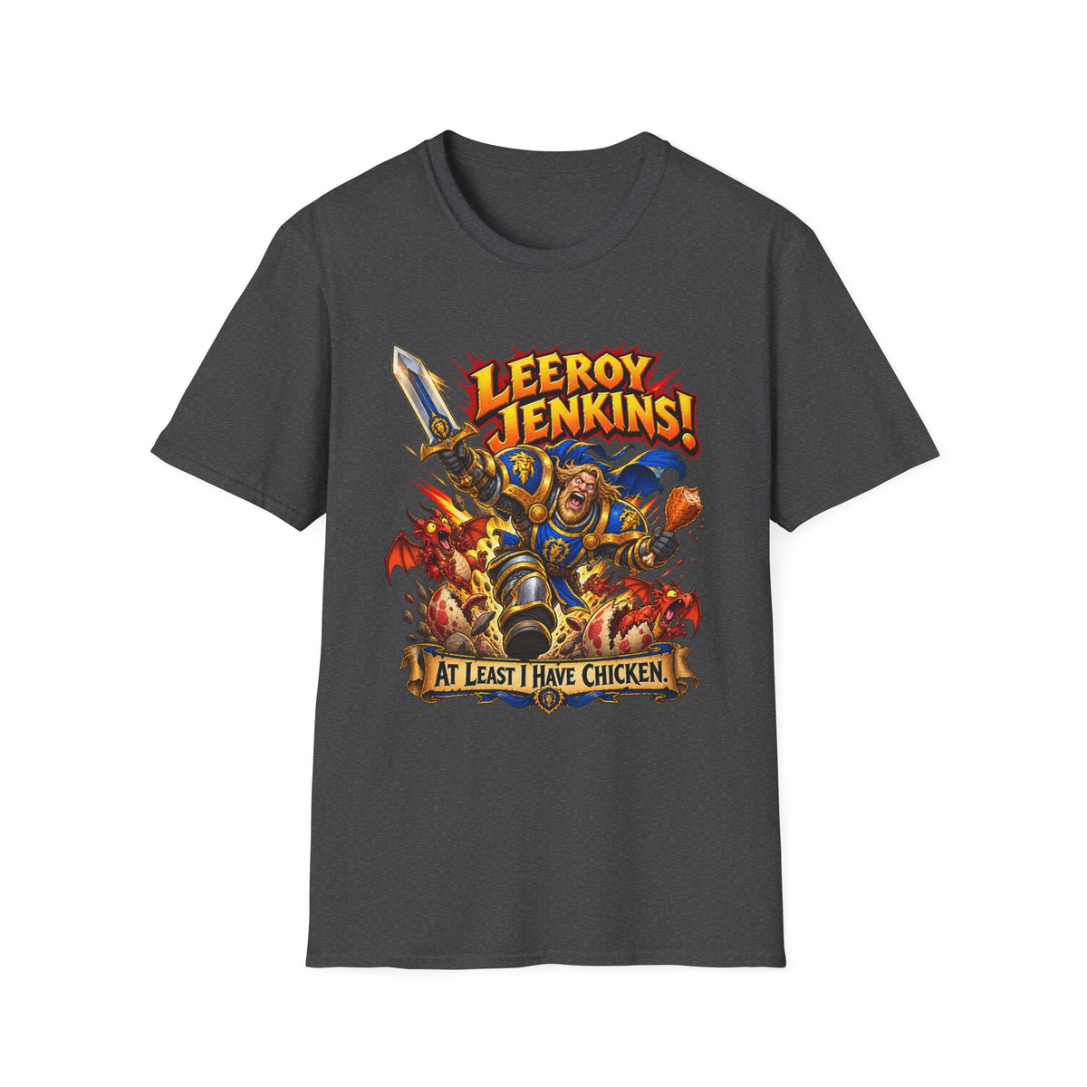 World of Warcraft | WoW | Leeroy Jenkins | Meme Design