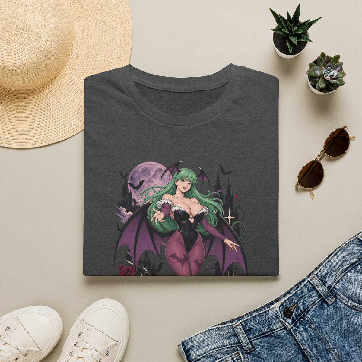 Morrigan | Darkstalkers Anime Sexy Pin Up Character Shirt
