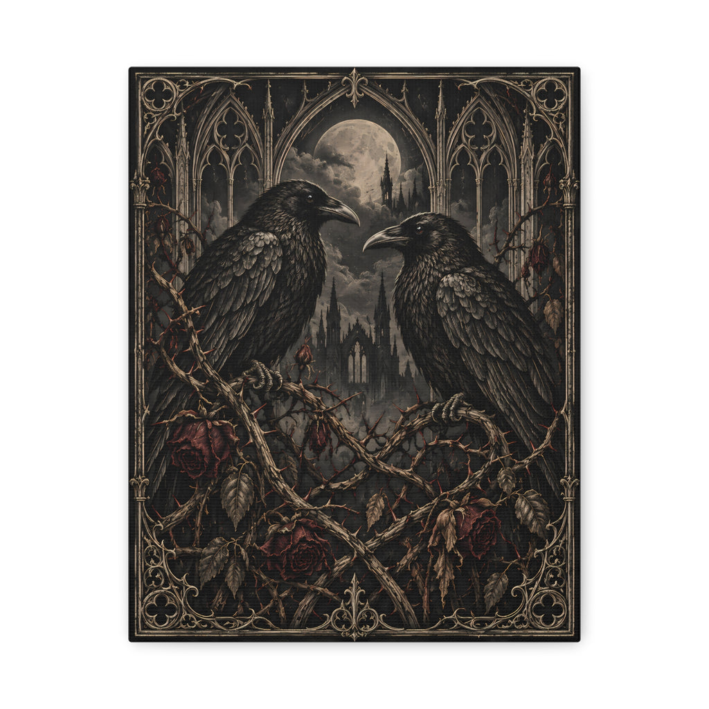 Canvas | Gothic Raven | Occult Wall Art