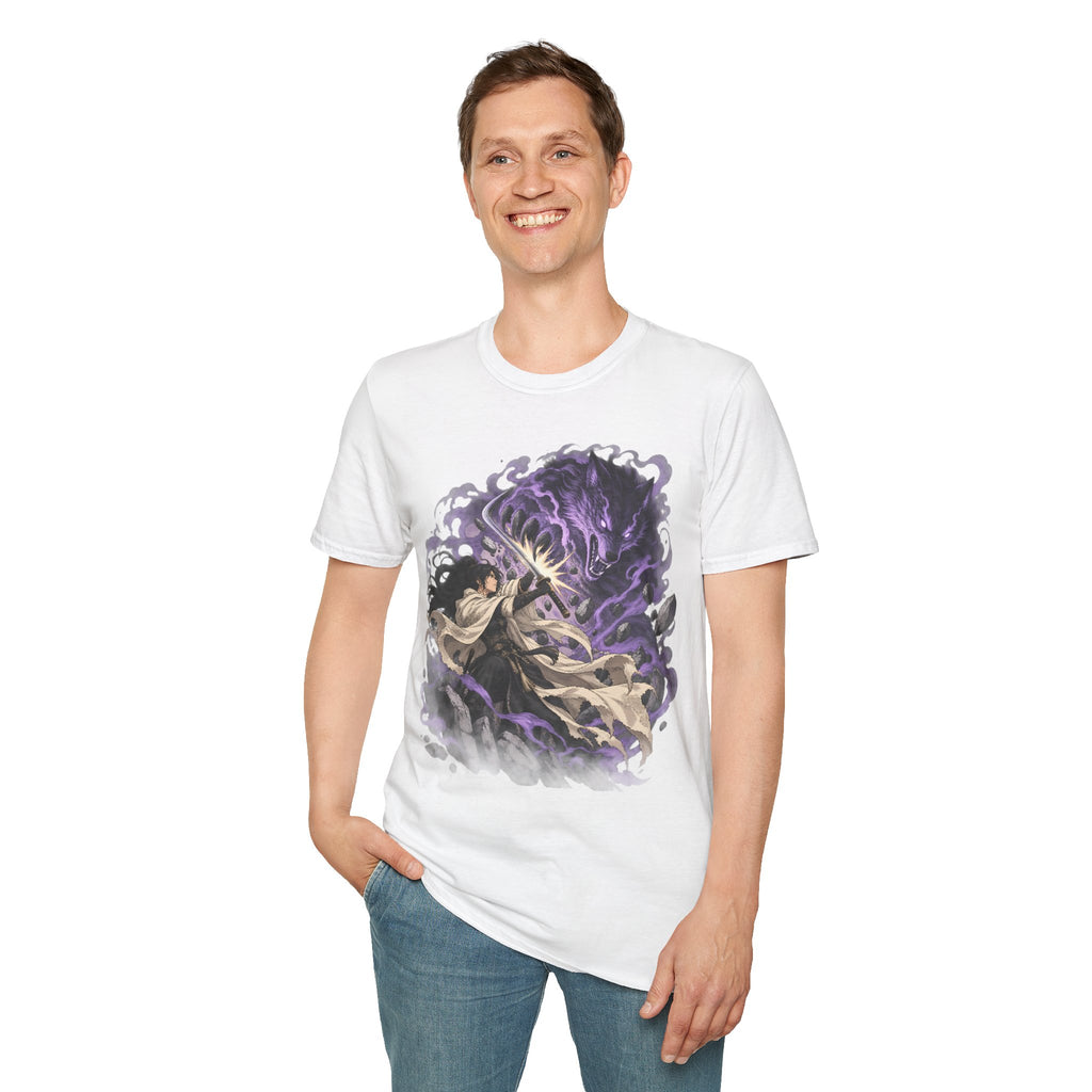 Trial of the Wolf | Samurai Anime Storm Warrior T-Shirt