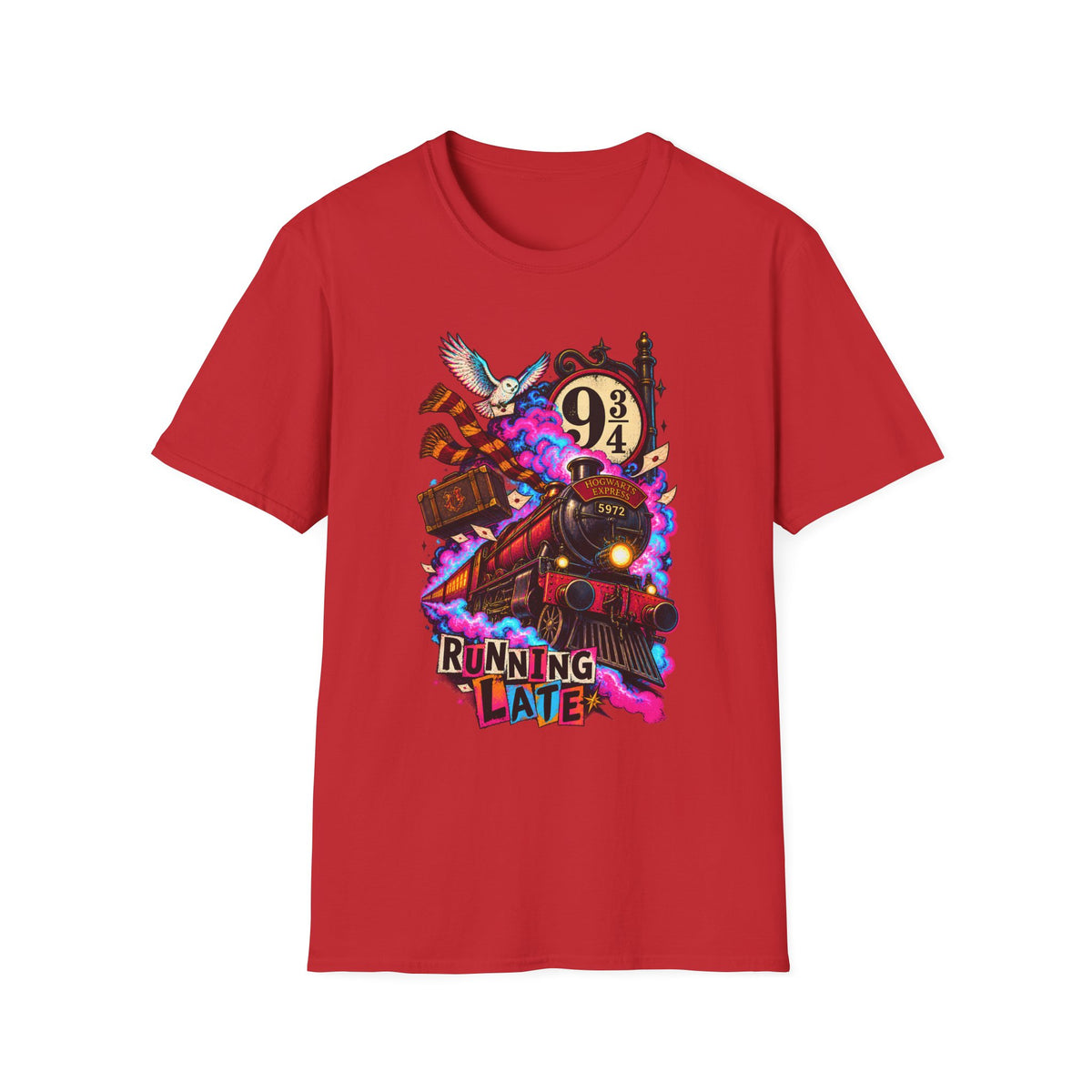 Running Late | Platform 9 and 3/4 | Harry Potter Graphic T-Shirt