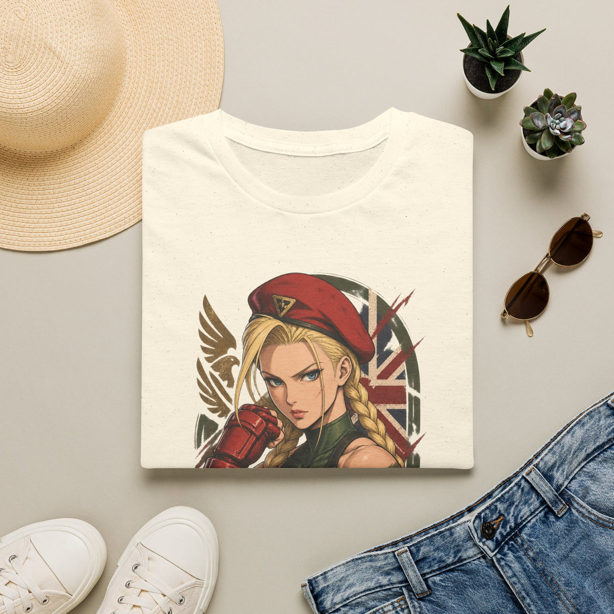 Cammy | Street fighter Sexy  Pin Up Style Graphic T Shirt