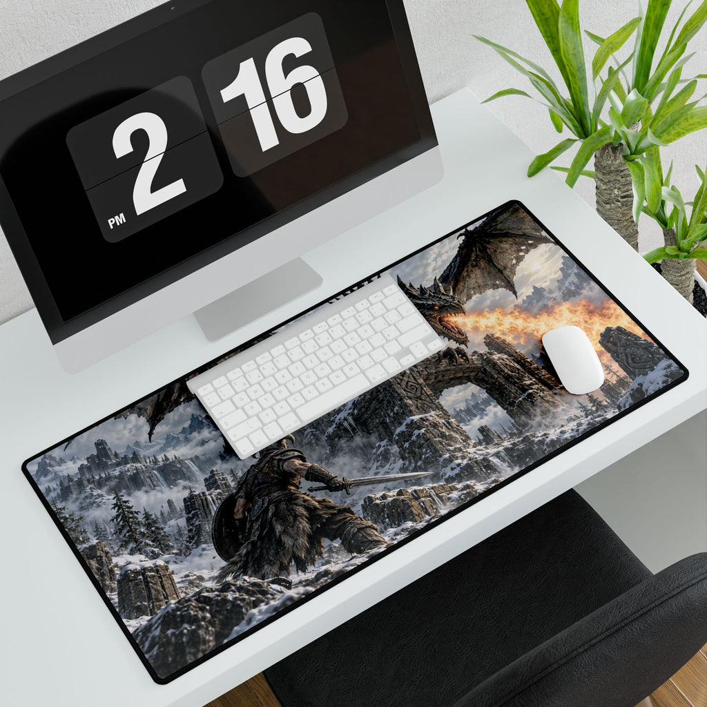 Dragonborn | Skyrim | Elderscrolls Gaming Mouse Desk Mat