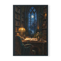 Gothic Library A5 Lined Notebook Dark Academia Journal 150 Pages