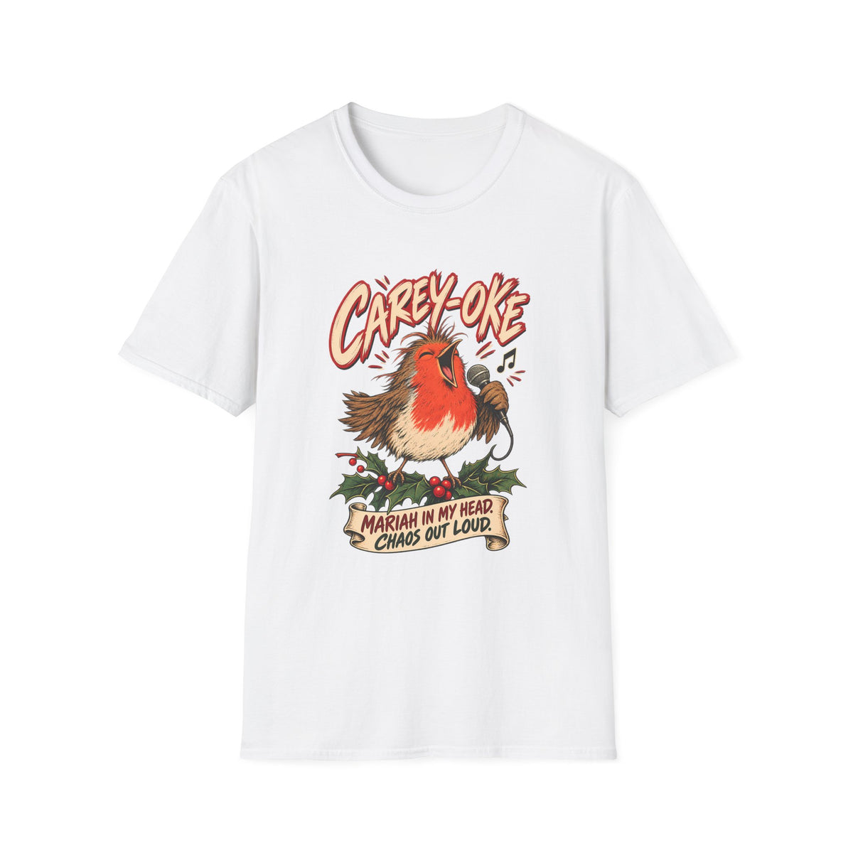 Robin 'Carey-oke' T-Shirt | Mariah in My Head Funny Holiday Tee