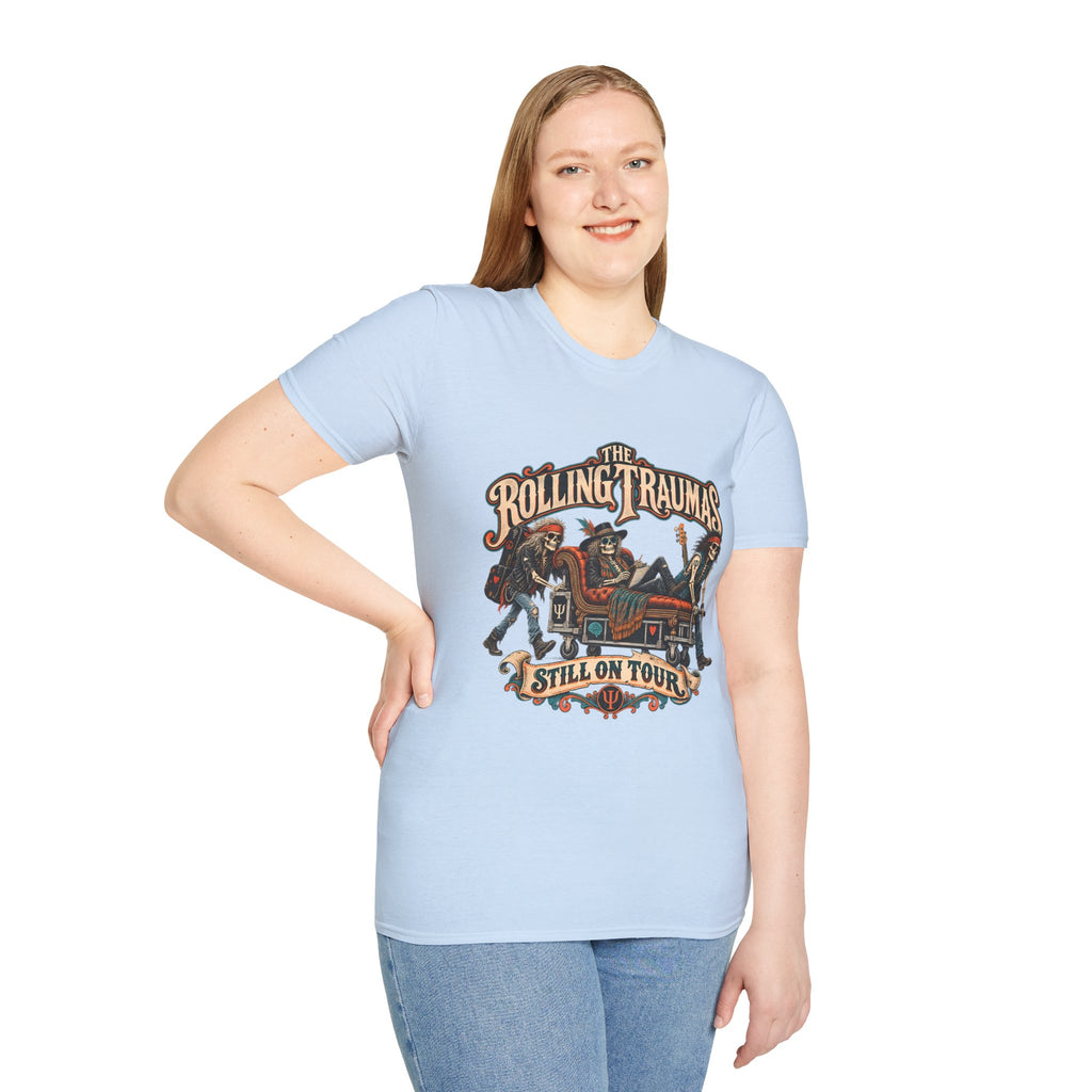 Rolling Traumas "Still On Tour" | Rock Band T-Shirt